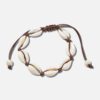 Rode en blauwe bronzen ankerarmband kaleawe