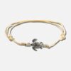 Antieke zwarte ankerarmband Kahiko