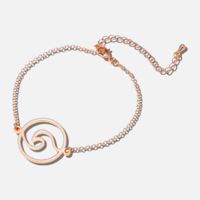 Zilveren armband met anker in blauw en wit van OPUA