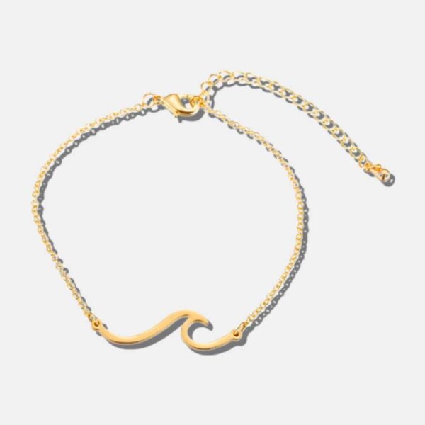 Zwarte ankerarmband van ELEELE