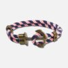 Marineblauwe ankerarmband POLU MOANA
