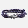 Grijze armband met gouden schelp
