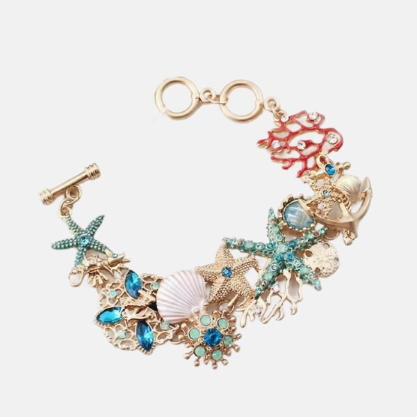 Zwarte ketting met roségouden schelpen